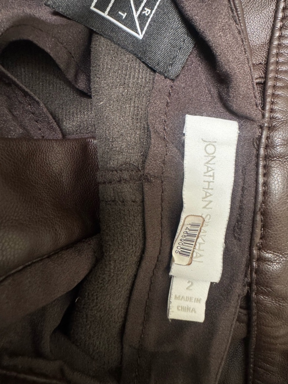 $385 Simkhai Amelia Faux Leather Pants - Picture 5 of 9